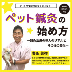 獣医師、獣医学生限定～ペット鍼灸の始めかた～